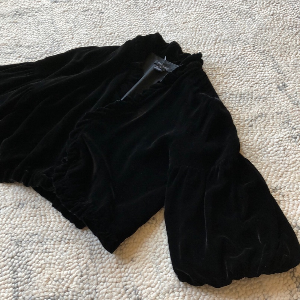 Bell sleeved velvet Karen Kane!